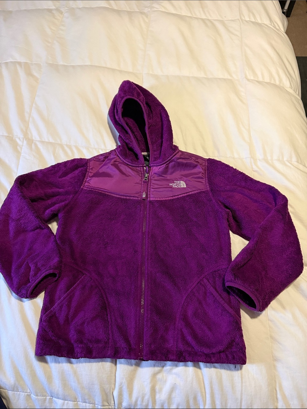 North face zip hoodie